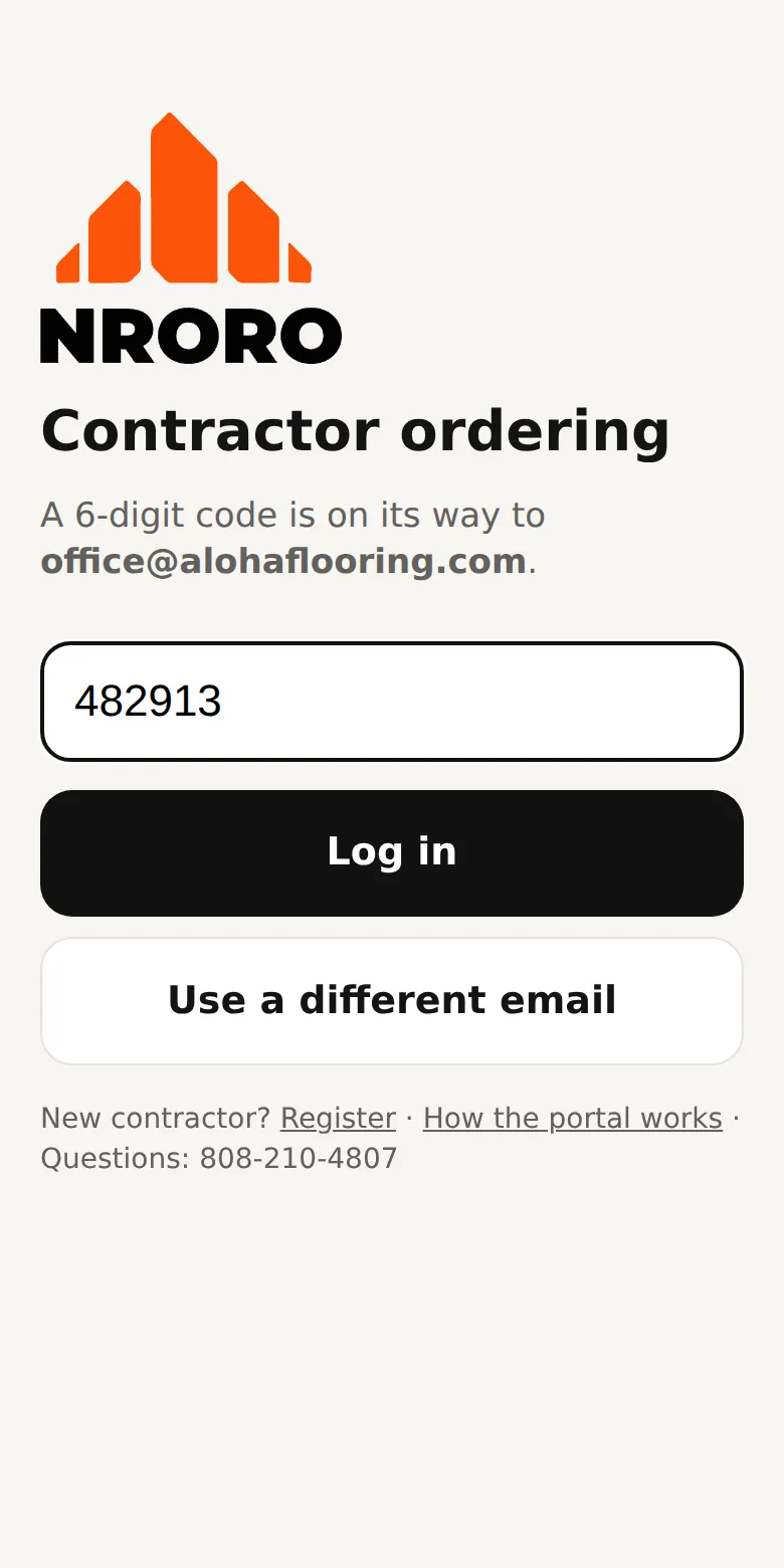 Enter the code