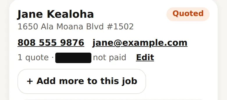 Add more to this job