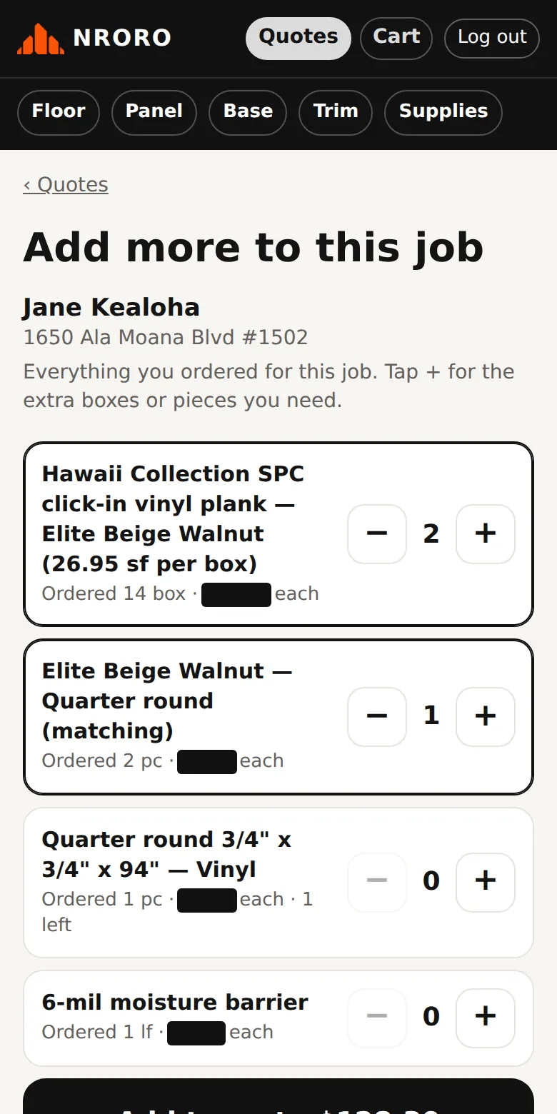Pick the extras