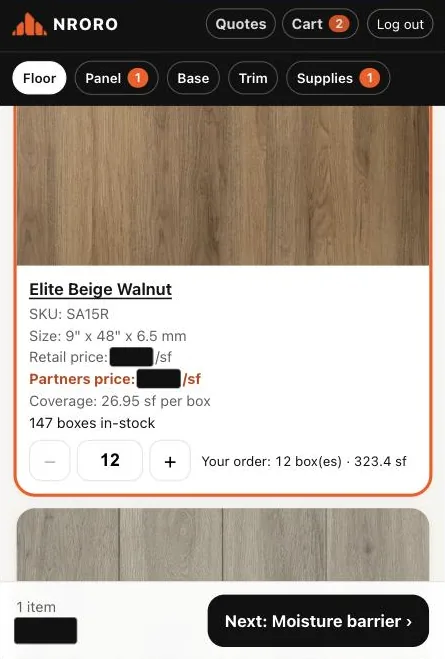 Floor colors